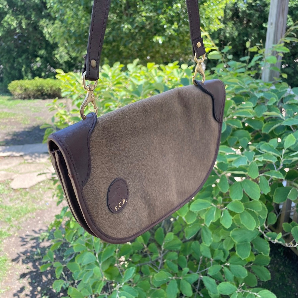 Vintage Sydney S.C.R. Brown Crossbody‎ Shoulder Bag Women's Purse - Picture 2 of 10